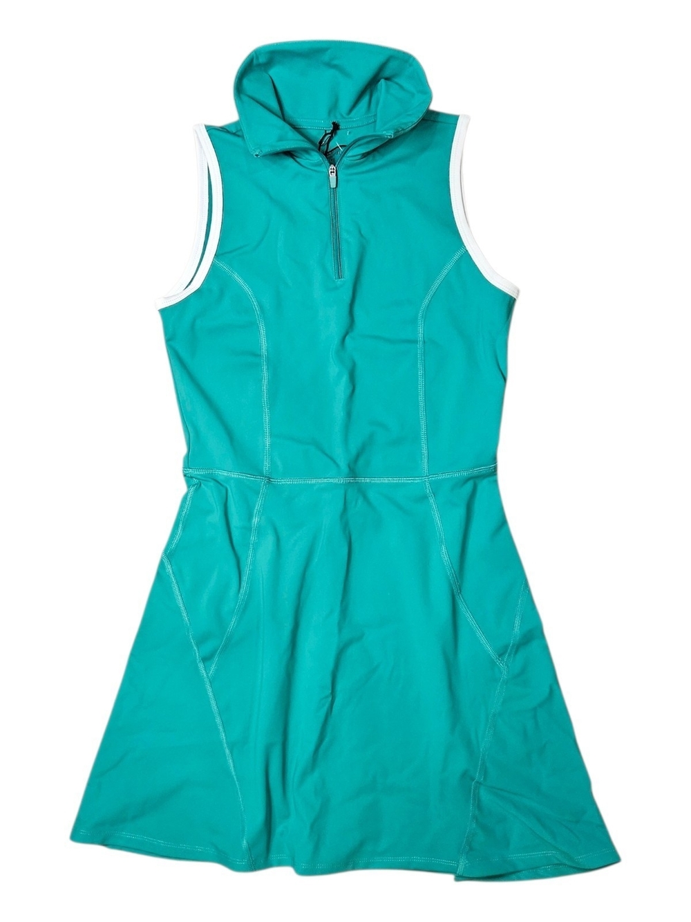 Active Tennis Dress in Green With Matching Shorts